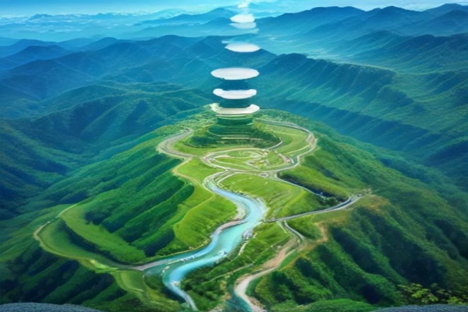 私房视频拍摄场景示意图，展示手机架在三脚架上对准柔光灯照射的私密室内空间，午夜蓝调氛围，专业摄影感强